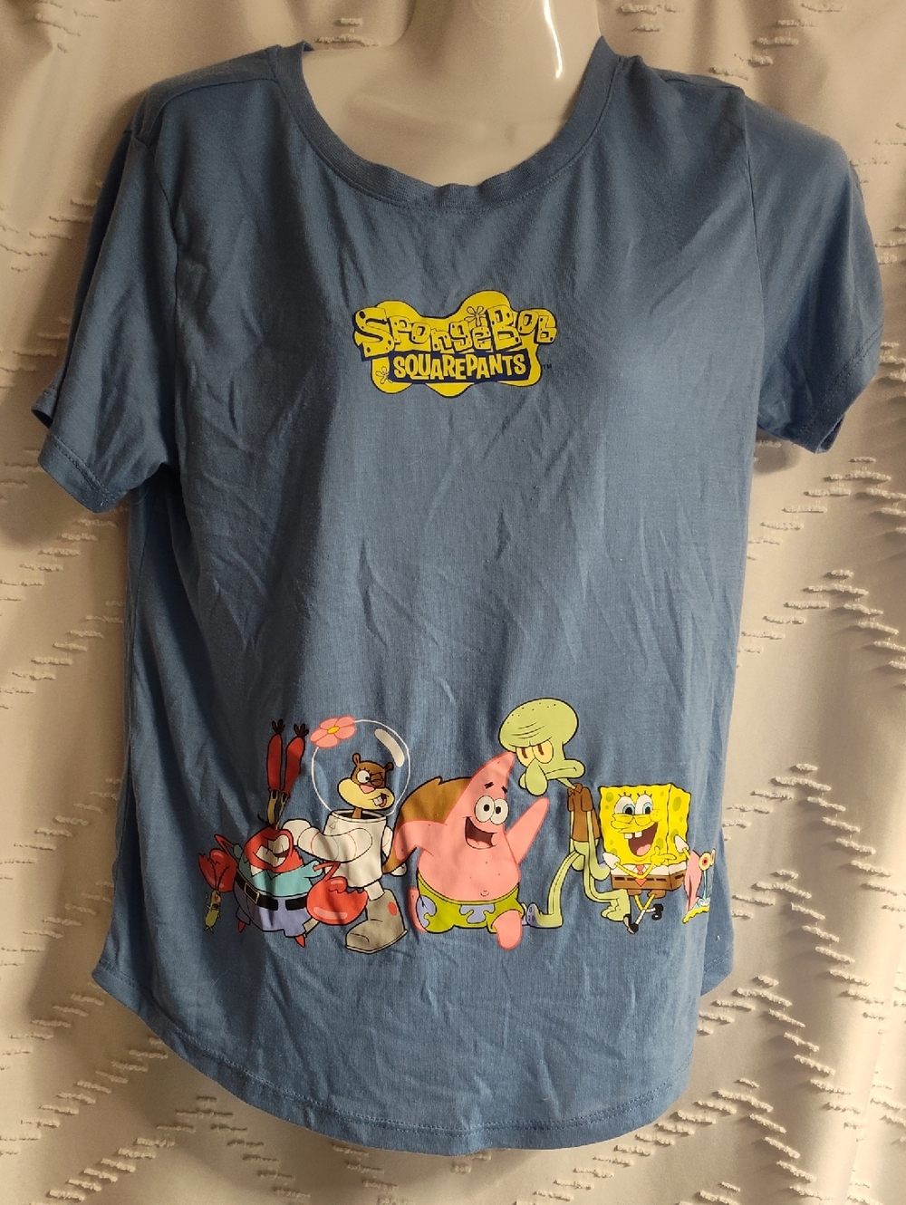 SpongeBob Squarepants Light Blue Kids Character Tee